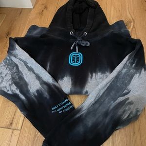 Overtime sports brand tie-dye hoodie (S)